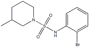 N-(2-bromophenyl)-3-methylpiperidine-1-sulfonamide