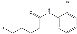 N-(2-bromophenyl)-5-chloropentanamide Structure
