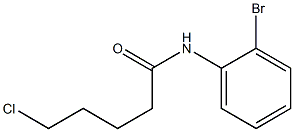 N-(2-bromophenyl)-5-chloropentanamide 结构式