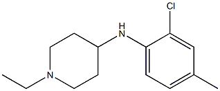 N-(2-chloro-4-methylphenyl)-1-ethylpiperidin-4-amine Structure