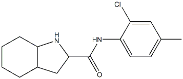 N-(2-chloro-4-methylphenyl)-octahydro-1H-indole-2-carboxamide Struktur