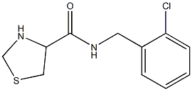 N-(2-chlorobenzyl)-1,3-thiazolidine-4-carboxamide Structure