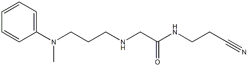 N-(2-cyanoethyl)-2-({3-[methyl(phenyl)amino]propyl}amino)acetamide