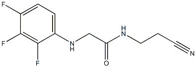 N-(2-cyanoethyl)-2-[(2,3,4-trifluorophenyl)amino]acetamide