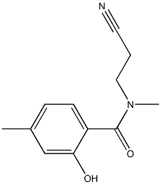 N-(2-cyanoethyl)-2-hydroxy-N,4-dimethylbenzamide,,结构式