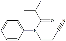 N-(2-cyanoethyl)-2-methyl-N-phenylpropanamide 结构式