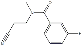 N-(2-cyanoethyl)-3-fluoro-N-methylbenzamide