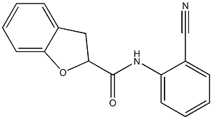 N-(2-cyanophenyl)-2,3-dihydro-1-benzofuran-2-carboxamide Structure