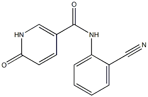 N-(2-cyanophenyl)-6-oxo-1,6-dihydropyridine-3-carboxamide Structure