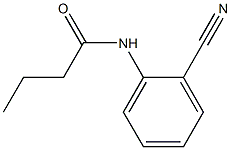 N-(2-cyanophenyl)butanamide Structure