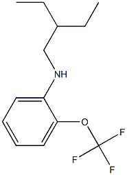 N-(2-ethylbutyl)-2-(trifluoromethoxy)aniline 结构式
