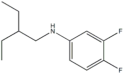 N-(2-ethylbutyl)-3,4-difluoroaniline Struktur