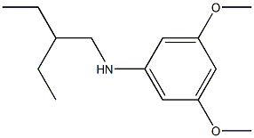 N-(2-ethylbutyl)-3,5-dimethoxyaniline 结构式