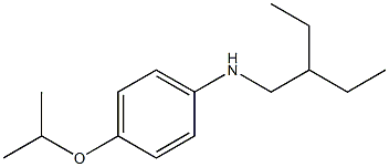 N-(2-ethylbutyl)-4-(propan-2-yloxy)aniline Structure