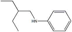 N-(2-ethylbutyl)aniline Structure