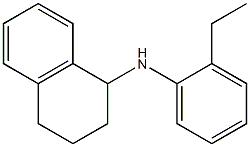 N-(2-ethylphenyl)-1,2,3,4-tetrahydronaphthalen-1-amine,,结构式