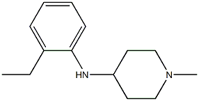 N-(2-ethylphenyl)-1-methylpiperidin-4-amine Struktur