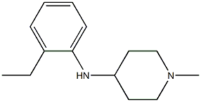 N-(2-ethylphenyl)-1-methylpiperidin-4-amine Structure