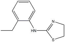 N-(2-ethylphenyl)-4,5-dihydro-1,3-thiazol-2-amine Structure