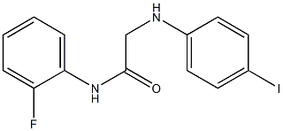  N-(2-fluorophenyl)-2-[(4-iodophenyl)amino]acetamide