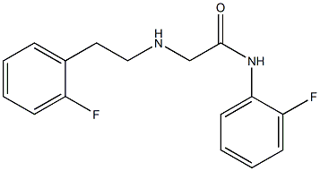 N-(2-fluorophenyl)-2-{[2-(2-fluorophenyl)ethyl]amino}acetamide