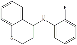 N-(2-fluorophenyl)-3,4-dihydro-2H-1-benzothiopyran-4-amine,,结构式