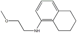 N-(2-methoxyethyl)-5,6,7,8-tetrahydronaphthalen-1-amine 化学構造式