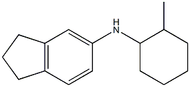 N-(2-methylcyclohexyl)-2,3-dihydro-1H-inden-5-amine Struktur