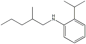 N-(2-methylpentyl)-2-(propan-2-yl)aniline 结构式