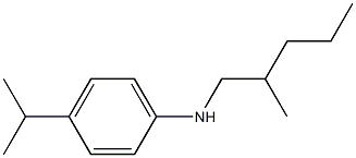 N-(2-methylpentyl)-4-(propan-2-yl)aniline Struktur