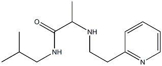  N-(2-methylpropyl)-2-{[2-(pyridin-2-yl)ethyl]amino}propanamide