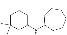 N-(3,3,5-trimethylcyclohexyl)cycloheptanamine 结构式