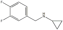 N-(3,4-difluorobenzyl)cyclopropanamine Struktur