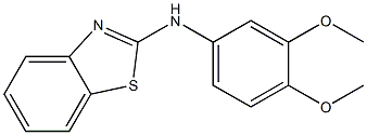  N-(3,4-dimethoxyphenyl)-1,3-benzothiazol-2-amine