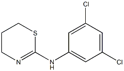 N-(3,5-dichlorophenyl)-5,6-dihydro-4H-1,3-thiazin-2-amine Struktur