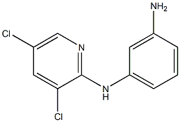 N-(3,5-dichloropyridin-2-yl)benzene-1,3-diamine Structure