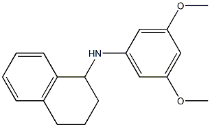 N-(3,5-dimethoxyphenyl)-1,2,3,4-tetrahydronaphthalen-1-amine Structure