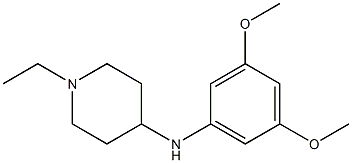 N-(3,5-dimethoxyphenyl)-1-ethylpiperidin-4-amine,,结构式