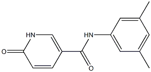 N-(3,5-dimethylphenyl)-6-oxo-1,6-dihydropyridine-3-carboxamide Structure