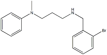  N-(3-{[(2-bromophenyl)methyl]amino}propyl)-N-methylaniline