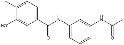 N-(3-acetamidophenyl)-3-hydroxy-4-methylbenzamide Structure