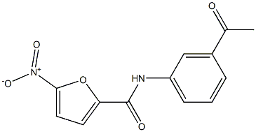 N-(3-acetylphenyl)-5-nitro-2-furamide Structure