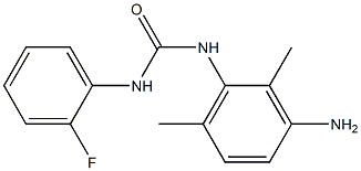 N-(3-amino-2,6-dimethylphenyl)-N'-(2-fluorophenyl)urea Structure