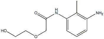 N-(3-amino-2-methylphenyl)-2-(2-hydroxyethoxy)acetamide Structure