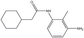N-(3-amino-2-methylphenyl)-2-cyclohexylacetamide Structure