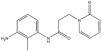 N-(3-amino-2-methylphenyl)-3-(2-oxopyridin-1(2H)-yl)propanamide Struktur
