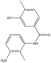 N-(3-amino-2-methylphenyl)-3-hydroxy-4-methylbenzamide 结构式