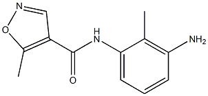 N-(3-amino-2-methylphenyl)-5-methylisoxazole-4-carboxamide Structure