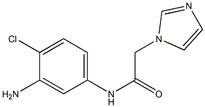 N-(3-amino-4-chlorophenyl)-2-(1H-imidazol-1-yl)acetamide Structure