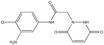 N-(3-amino-4-chlorophenyl)-2-(3,6-dioxo-3,6-dihydropyridazin-1(2H)-yl)acetamide Structure